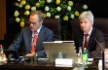 Начальник Управления по добыче газа и газового конденсата (нефти) Департамента по добыче газа, газового конденсата, нефти ОАО «Газпром» Валерий Минликаев и генеральный директор ООО «Газпром добыча Ноябрьск» Константин Степовой на техническом совещании ОАО «Газпром»