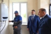 Глава Республики Адыгея Мурат Кумпилов и генеральный директор ООО «Газпром межрегионгаз Майкоп» и АО «Газпром газораспределение Майкоп» Аслан Екутеч в котельной ФАПа
