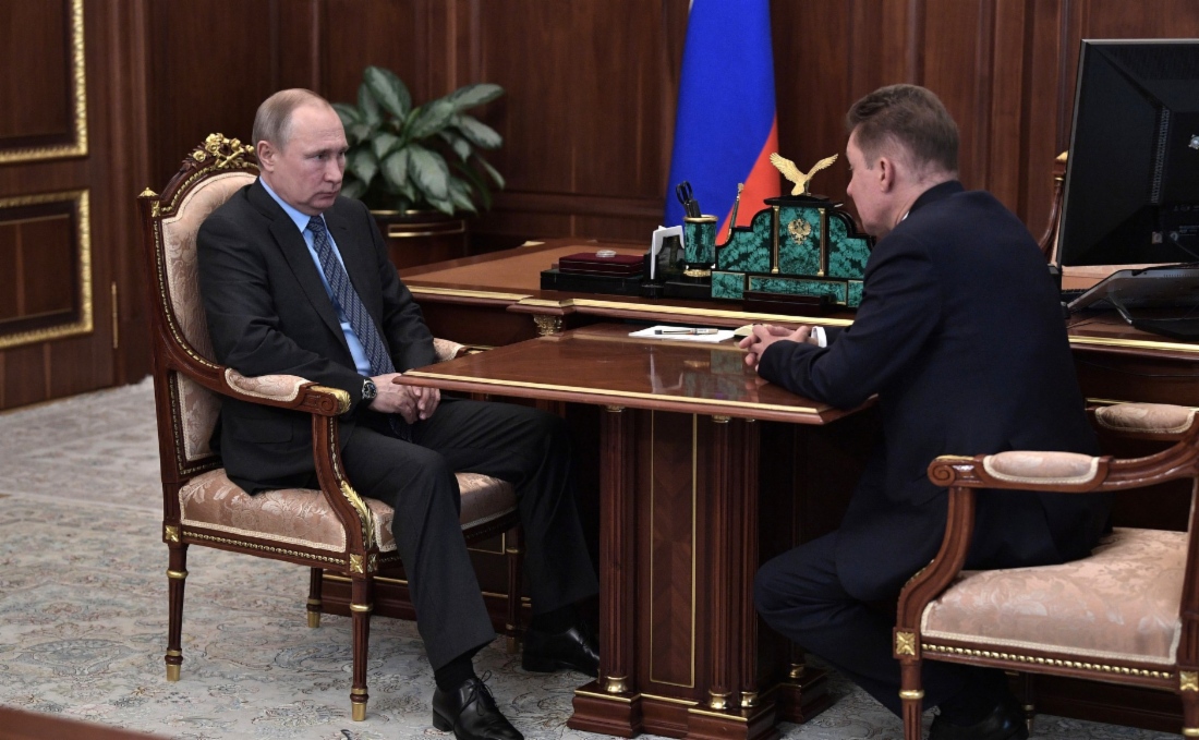 Алексей Миллер проинформировал Владимира Путина о работе «Газпрома» в 2018 году и планах на 2019 год