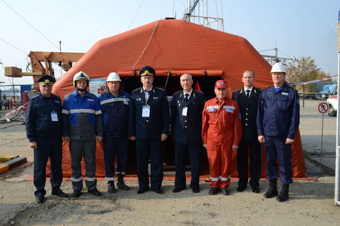 Руководители ООО «Газпром газобезопасность» и начальники военизированных частей