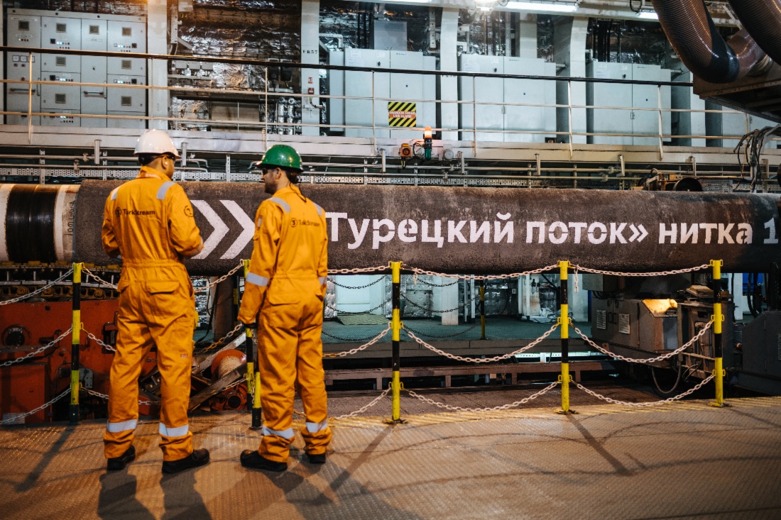 Завершено строительство первой нитки «Турецкого потока»