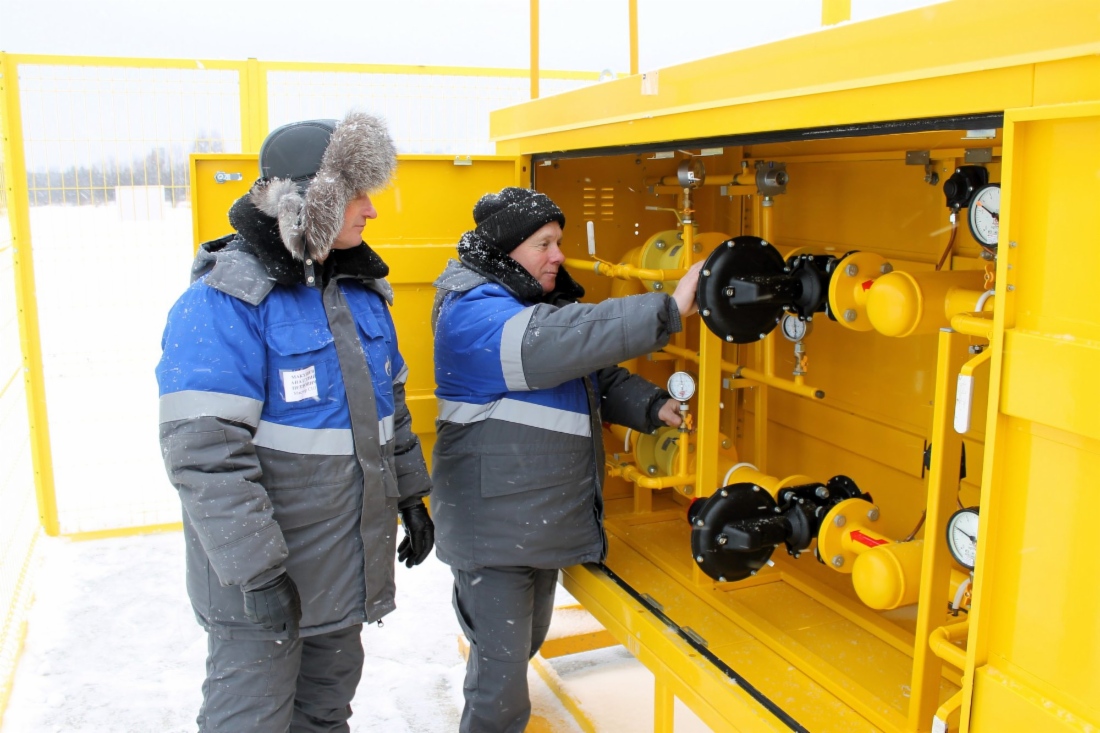 Пункт редуцирования газа в поселке Веселый