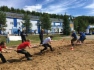 «Взятие флага» — этап по перетягиванию каната. Побеждает самая слаженная и волевая команда