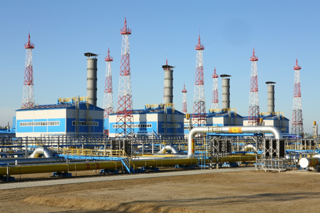 Первый из четырех газоперекачивающих агрегатов уже функционирует