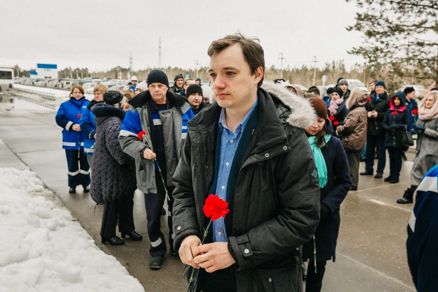 Участник митинга, депутат Думы г. Сургута Алексей Кучин