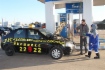 Первая заправка на новой автозаправочной станции, построенной ООО «Газпром трансгаз Самара»