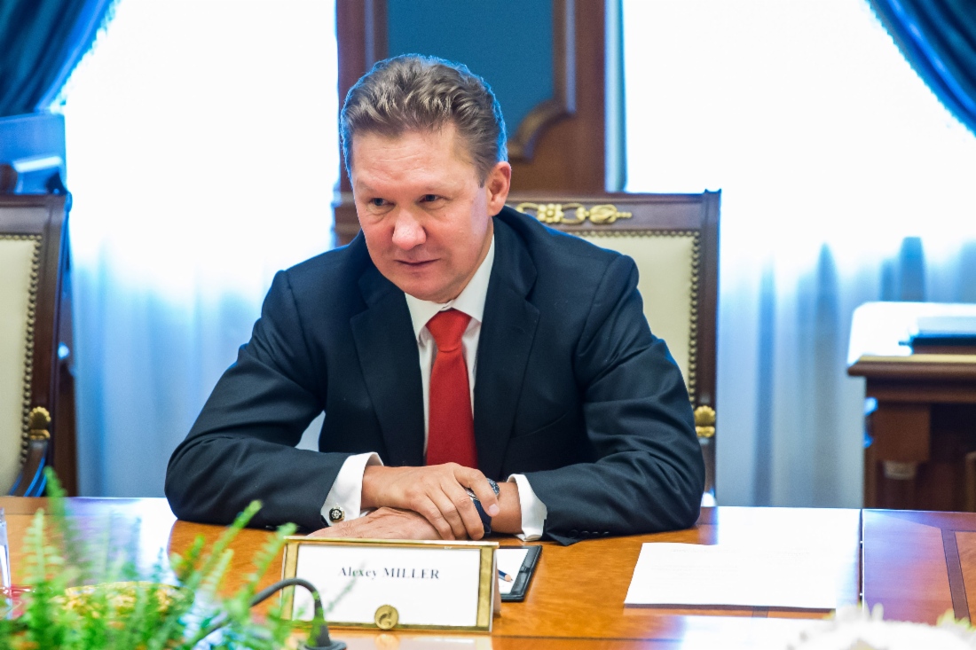 Алексей Миллер во время встречи с Председателем Совета директоров PetroVietnam Нгуен Суан Шоном