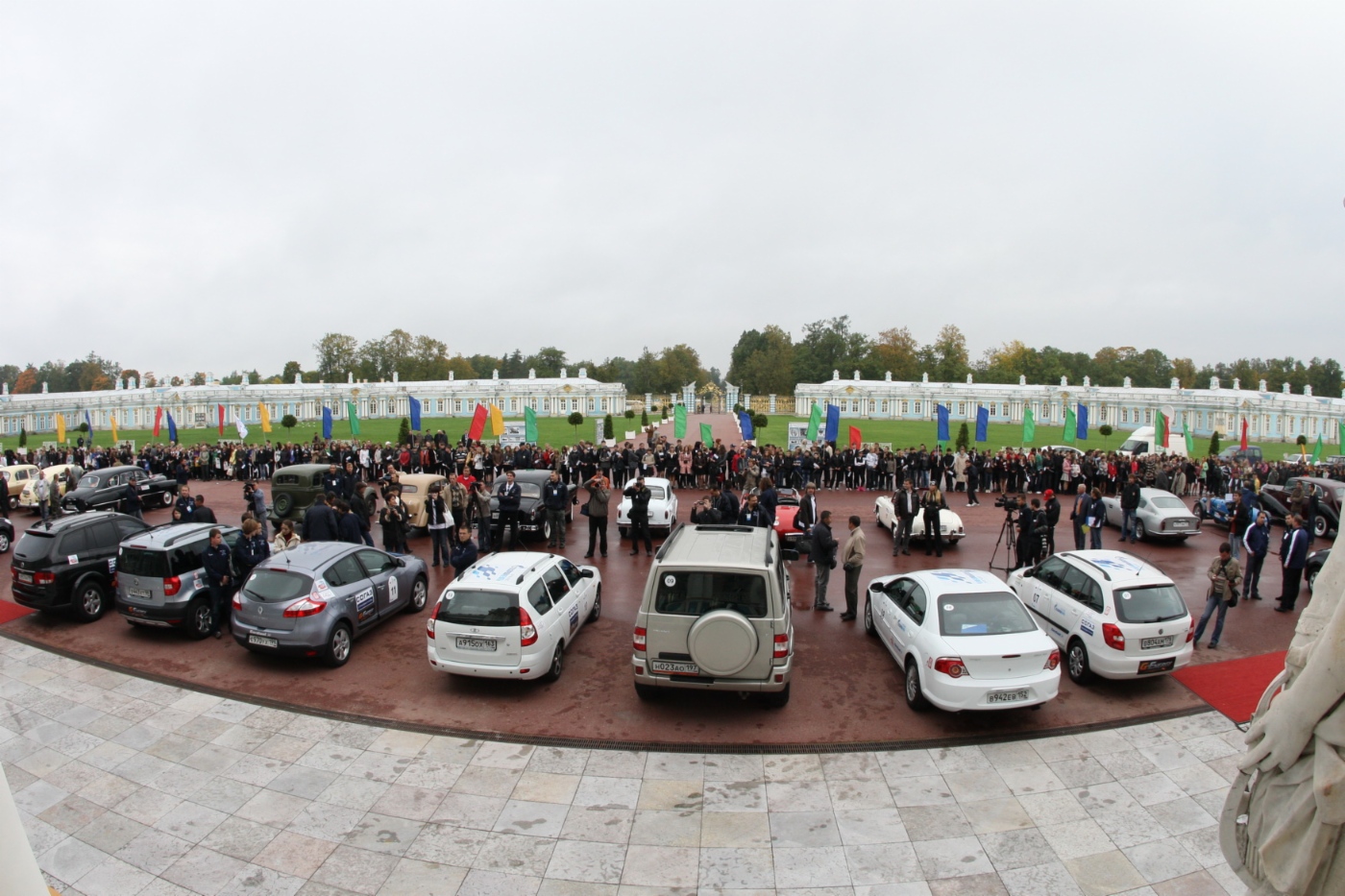 Торжественная церемония старта автопробега, 13 сентября 2010 года, Царское Село