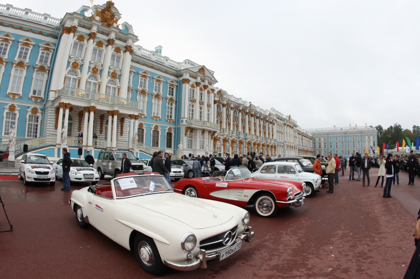 Торжественная церемония старта автопробега, 13 сентября 2010 года, Царское Село