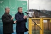 Губернатор Ульяновской области Алексей Русских и генеральный директор ульяновских газовых компаний Владимир Камеко на мероприятии по газификации села Воецкое