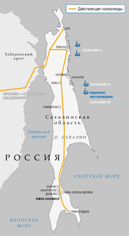 В 2014 году «Газпром» планирует начать промышленную добычу газа на Киринском месторождении