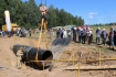Работы с помощью устройства воздушно-плазменной резки и приварки катушки посредством автоматической сварки аппаратом «Протеус»
