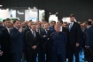 Делегация во главе с Президентом Республики Татарстан Рустамом Миннихановым на стенде ПАО Газпром в  рамках Международного строительного чемпионата 2022 в Казани
