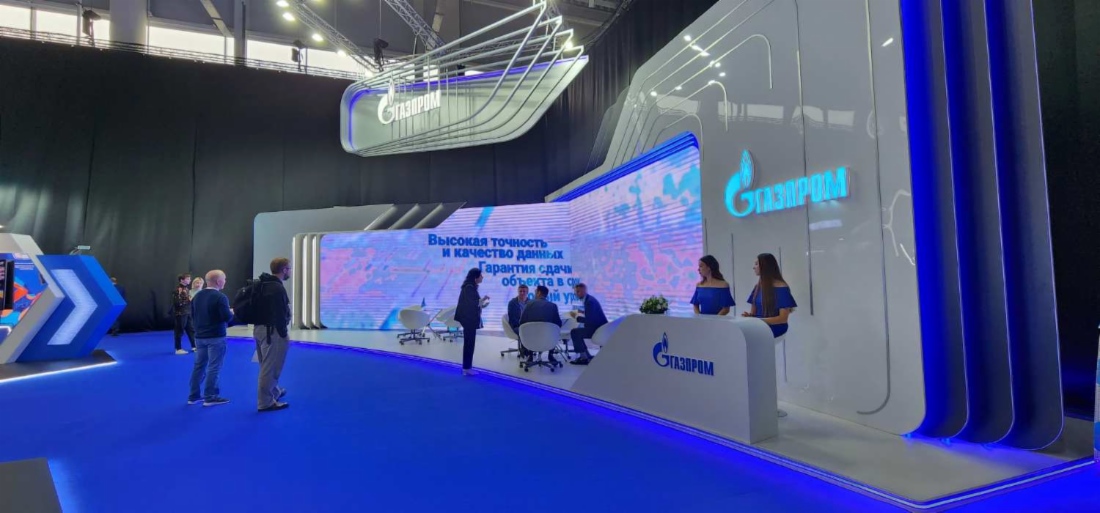 Экспозиция ПАО Газпром в рамках II Международного строительного чемпионата 2022  в Казани