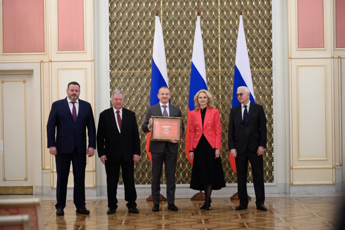 На церемонии награждения победителей РОВСЭ
