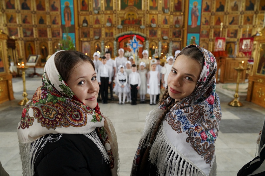 В храме Рождества Христова п. Рыздвяного (Ставропольский край)