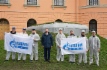 Работники ООО «Газпром флот» и ООО «Газпром ПХГ» возле ДОТа