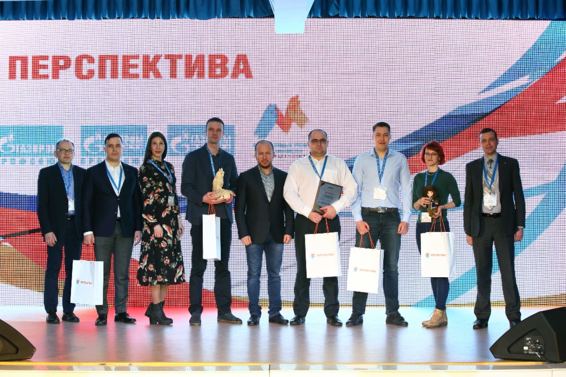 Обладатели приза за первое место — команда ООО «Газпром добыча Надым»