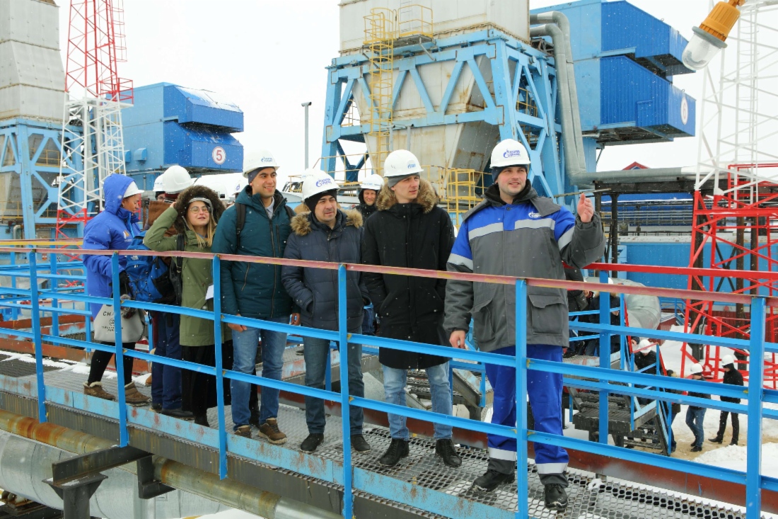 В ходе посещения Губкинского газового промысла