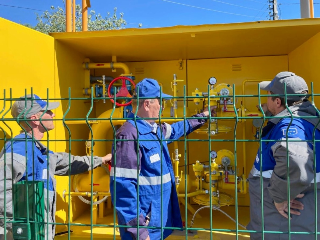 Пункт редуцирования газа в поселке Фролищи