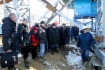 Специалисты ОАО «Газпром» во главе с Александром Ананенковым на площадке строительства головной компрессорной станции «Сахалин»