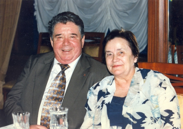 С супругой Любовью Федоровной, Сочи, май 1995 г. Фото Вячеслава Полунина