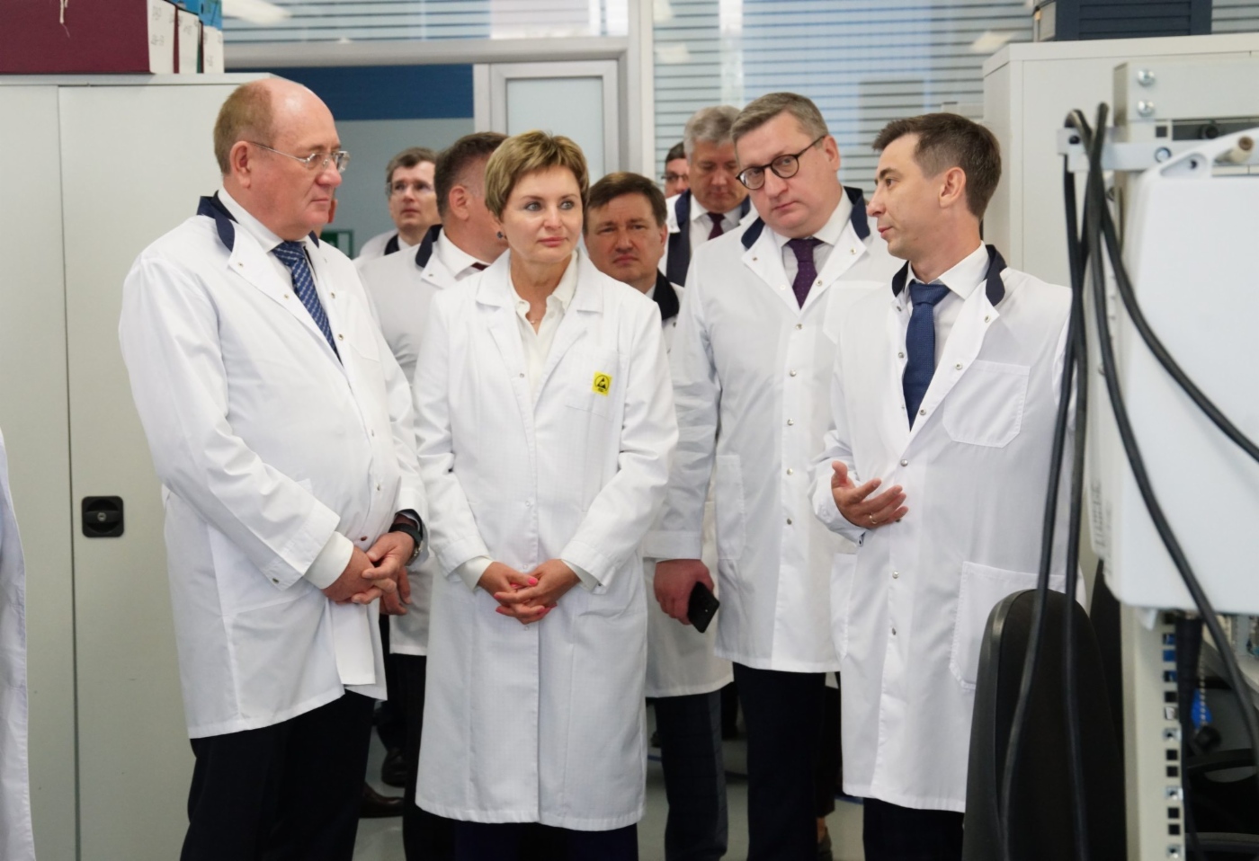 Осмотр производства АО «НПФ „Микран“»