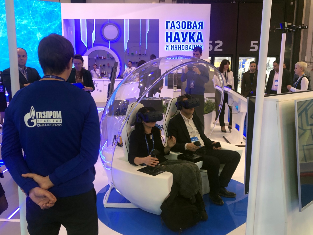 Проект разработки ООО «Газпром трансгаз Санкт-Петербург» по созданию первого обитаемого подводного отечественного аппарата представлен на выставке на стенде «Наука и инновации» ПАО «Газпром»