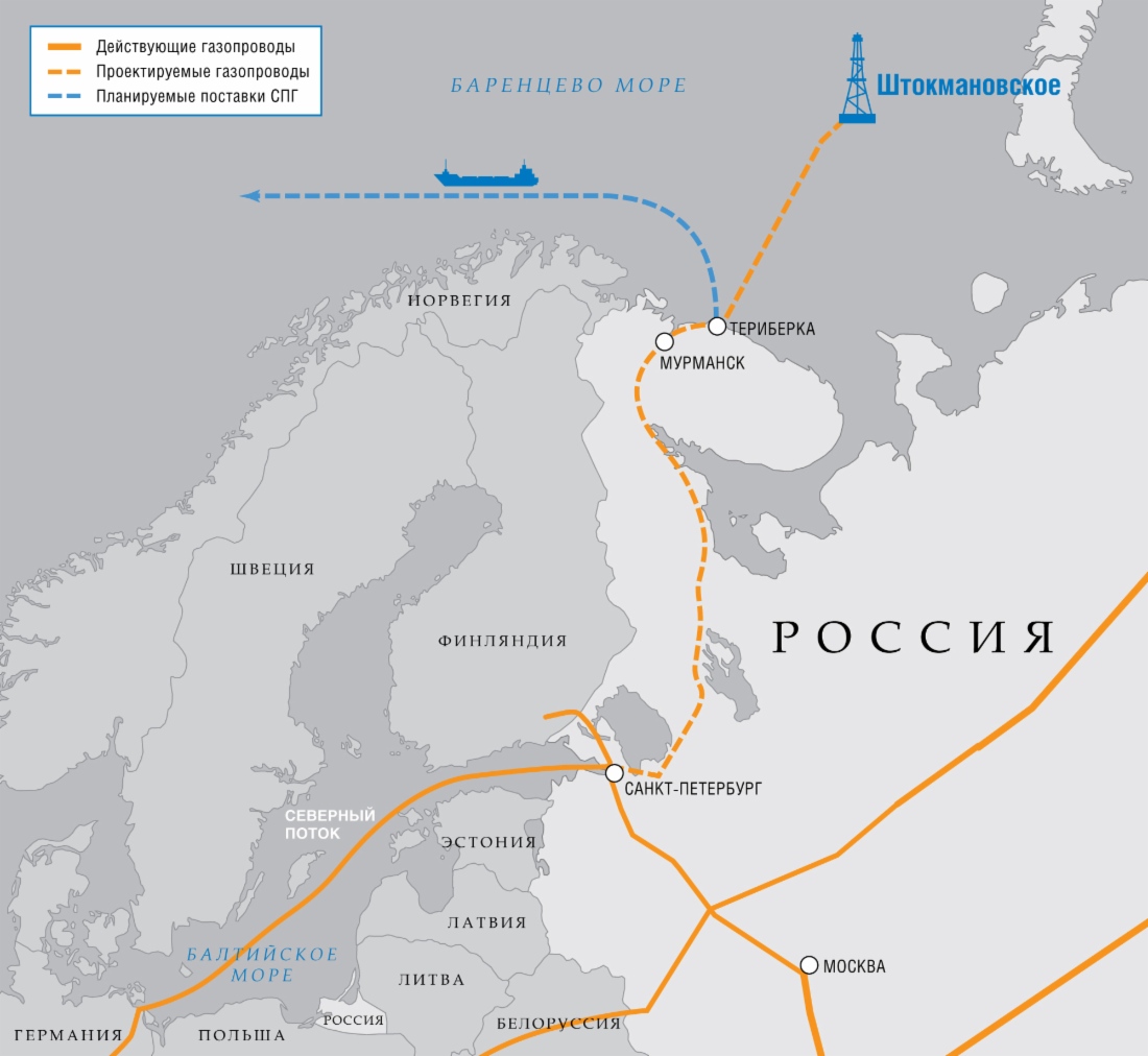 Главы «Газпрома» и Total обсудили вопросы реализации первой фазы освоения Штокмановского месторождения