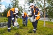 В течение трудового сезона участники «Экологических отрядов ООО „Газпром добыча Уренгой“ занимались благоустройством и озеленением территорий газодобывающего предприятия