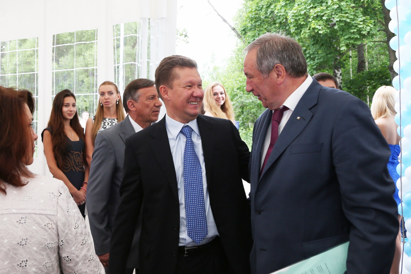Алексей Миллер и Шамиль Тарпищев