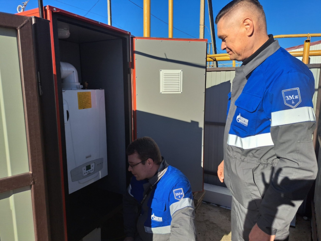 Для отопления детсада установлен наружный газовый котел