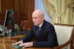 Глава Республики Башкортостан Рустэм Хамитов во время рабочей встречи с Алексеем Миллером