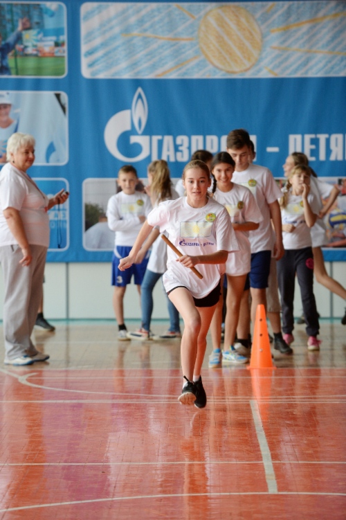 «Веселые старты» в отремонтированном спортивном зале Дворца культуры и спорта ООО «Газпром трансгаз Ставрополь»