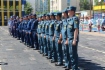 Торжественное построение перед началом соревнований