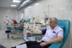 Работники предприятия во время донации