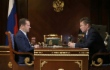 Алексей Миллер (справа) проинформировал Дмитрия Медведева о готовности «Газпрома» к зиме и работе по газификации регионов РФ 