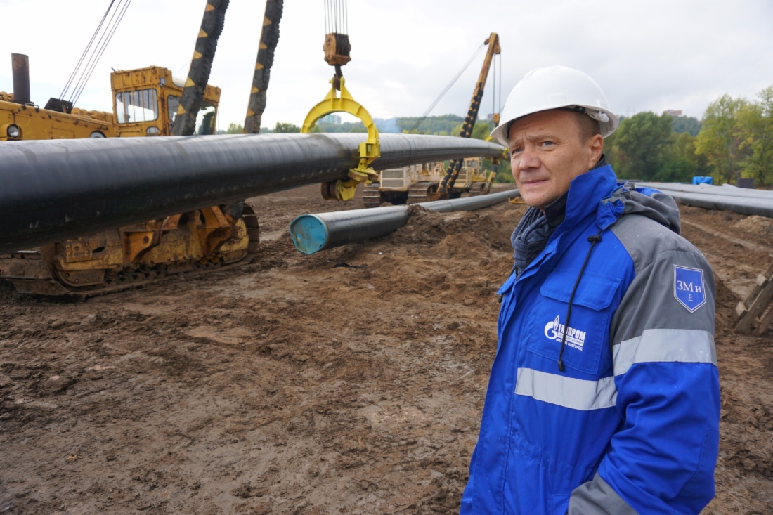 Строительство межпоселкового газопровода