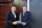 Сергей Хомяков поздравил генерального директора ОАО «Севернефтегазпром» Владимира Дмитрука с победой в конкурсе