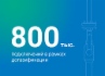 800 тысяч домовладений подключено к газовым сетям в рамках догазификации