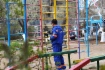 Благоустройство территорий на объектах социального назначения. Обустройство детской площадки