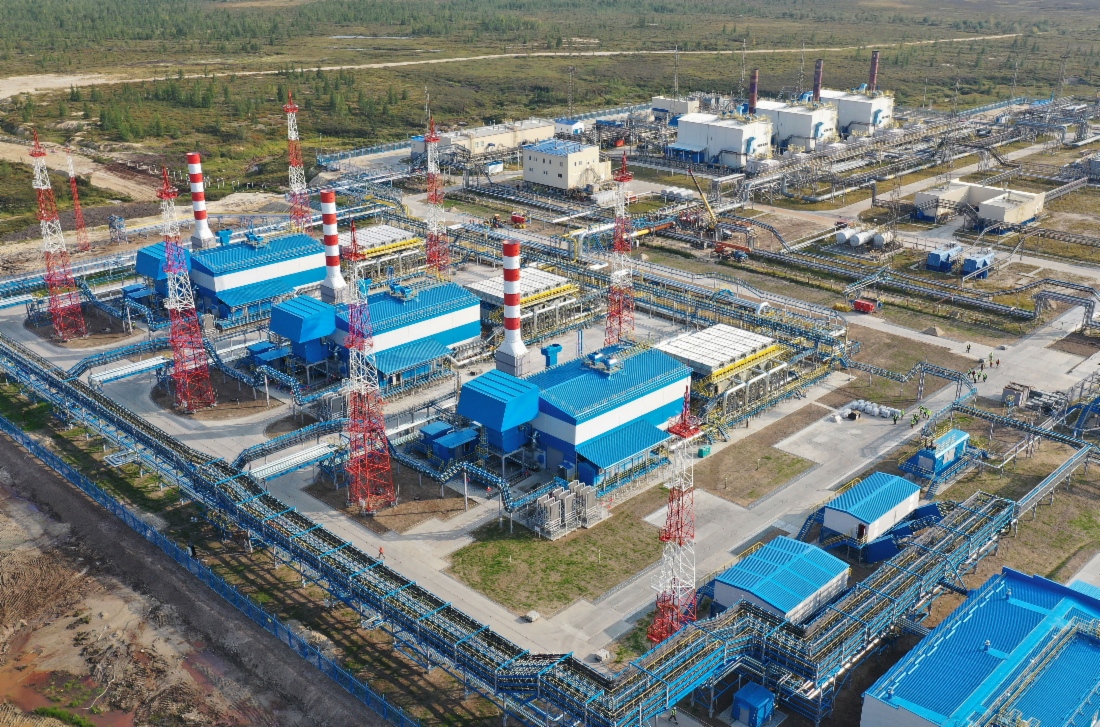 Дожимная компрессорная станция на установке комплексной подготовки газа 5В