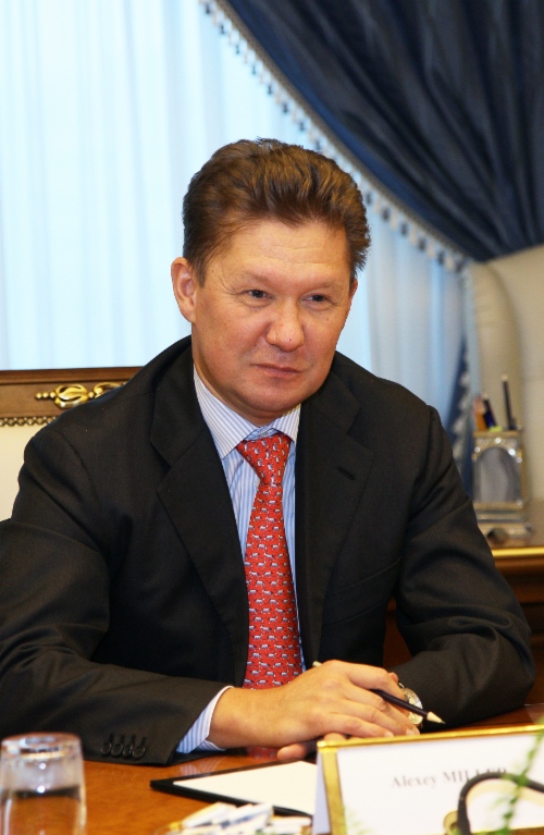 Алексей Миллер на встрече с Министром экономики, торговли и деловой среды Румынии Ионом Аритоном