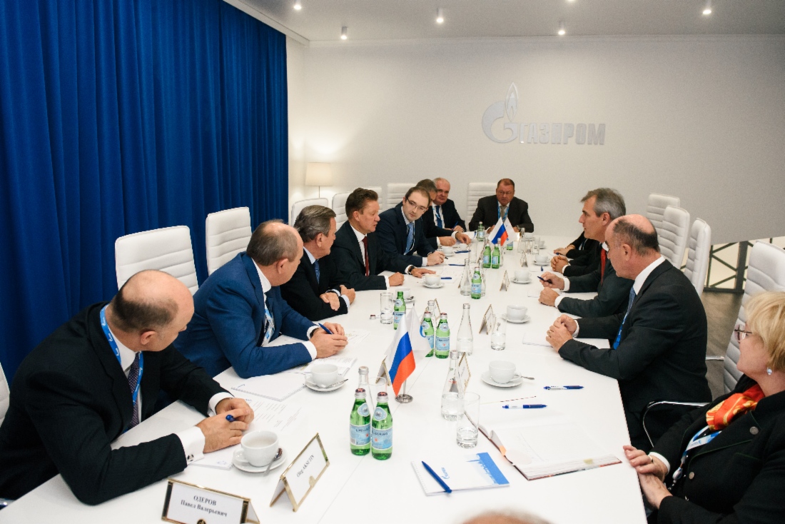 Состоялась рабочая встреча Алексея Миллера и Председателя Правления OMV AG Райнера Зеле