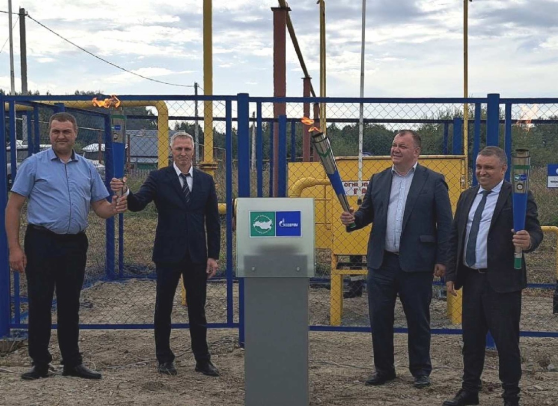 Ввод в эксплуатацию газопровода в Мошковском районе Новосибирской области
