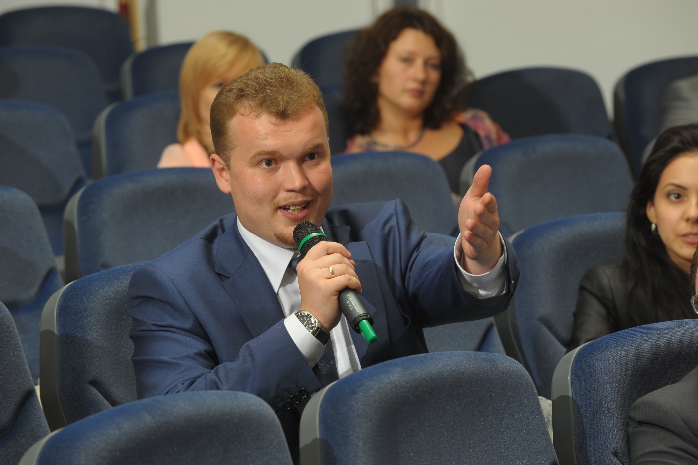 Во время мастер-класса Кирилла Клейменова «Информация — наша профессия»