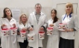 Волонтеры с готовой продукцией
