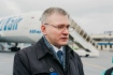 Директор Сургутского ЗСК Андрей Дорощук на презентации именного самолета