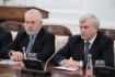 Губернатор Санкт-Петербурга Георгий Полтавченко (справа) во время рабочей встречи с Алексеем Миллером