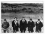 Заместитель министра газовой промышленности СССР М. В. Сидоренко (слева) и начальник главного управления по добыче газа министерства газовой промышленности СССР (Мингазпрома СССР) В. А. Динков (второй справа) во время посещения Краснодарского края, конец 1966 года